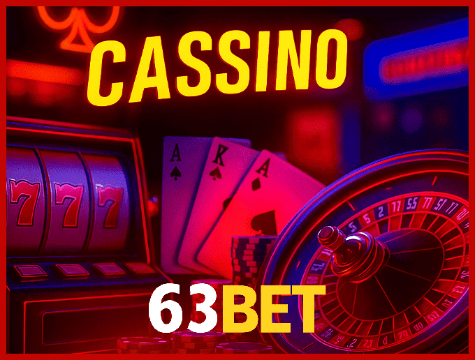 Imagem mostrando o cassino ao vivo da 63BET com dealers reais conduzindo jogos de mesa